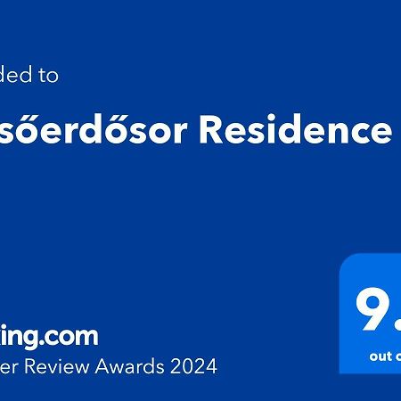 Felsoerdosor Residence Будапеща Екстериор снимка